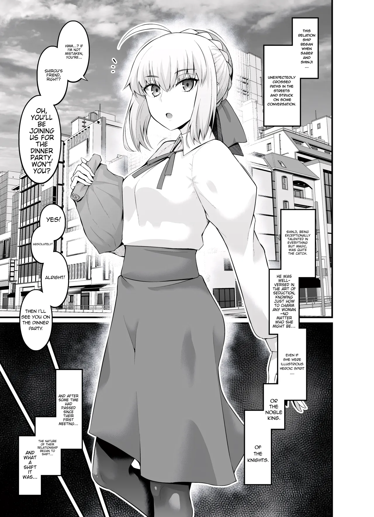 Saoyaku Shinji ga Saber-tachi to Yarimakuru Hon Chapter 1 - page 2