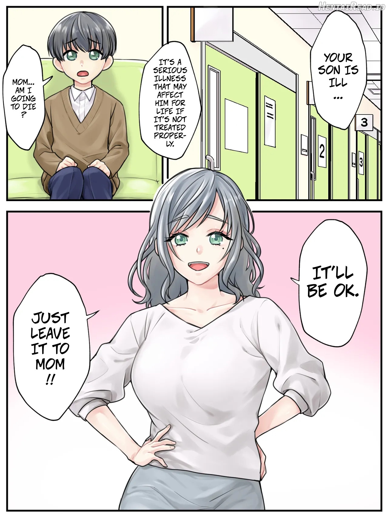 Leave it to Mommy ~My Son Has a Disease That Requires Him to Ejaculate Alot~ -- Mama ni Makasete ~Ippai Shasei shinakya ikenai Byouki ni Kakatta Musuko~ Chapter 1 - page 3