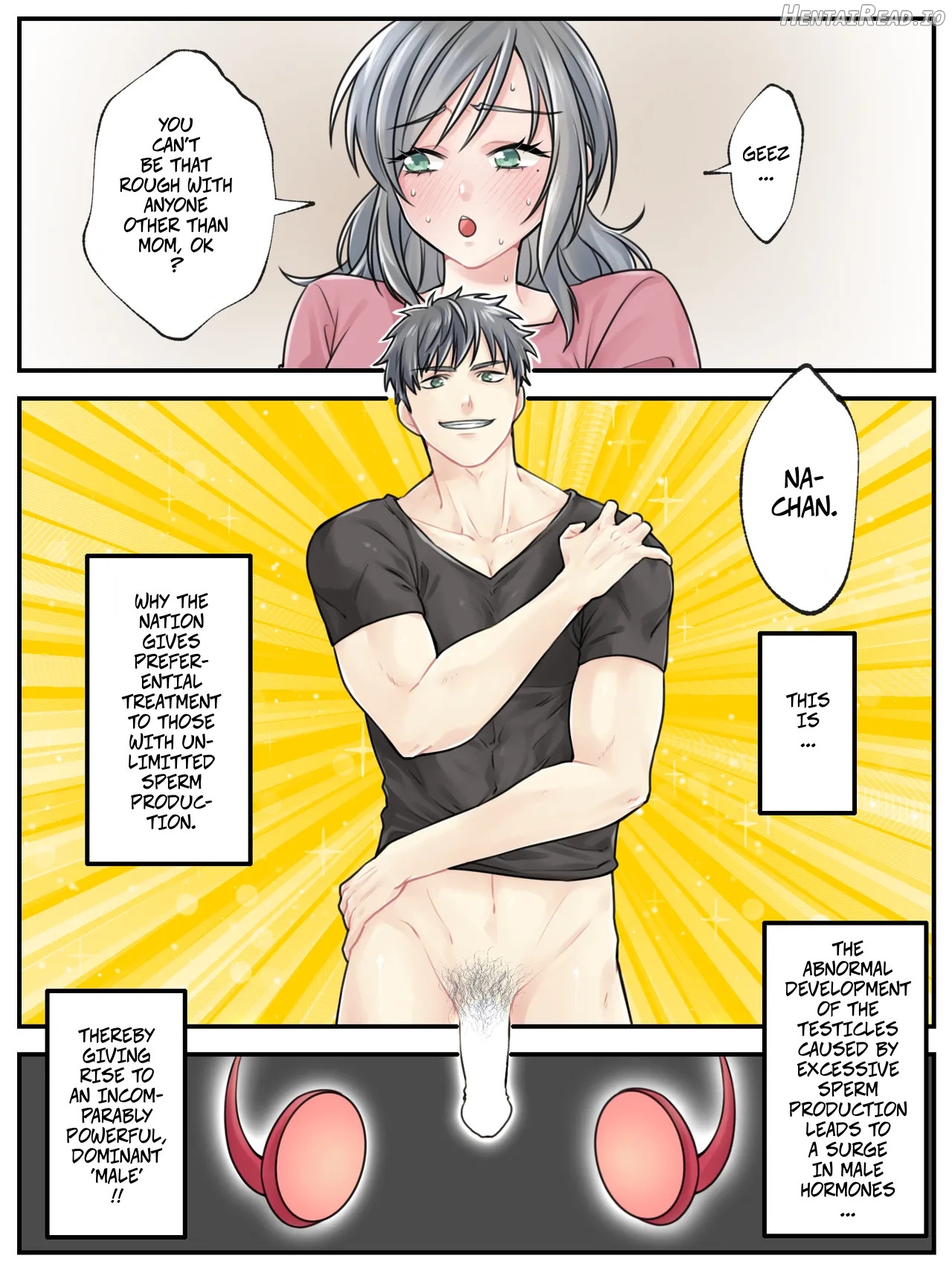 Leave it to Mommy ~My Son Has a Disease That Requires Him to Ejaculate Alot~ -- Mama ni Makasete ~Ippai Shasei shinakya ikenai Byouki ni Kakatta Musuko~ Chapter 1 - page 32
