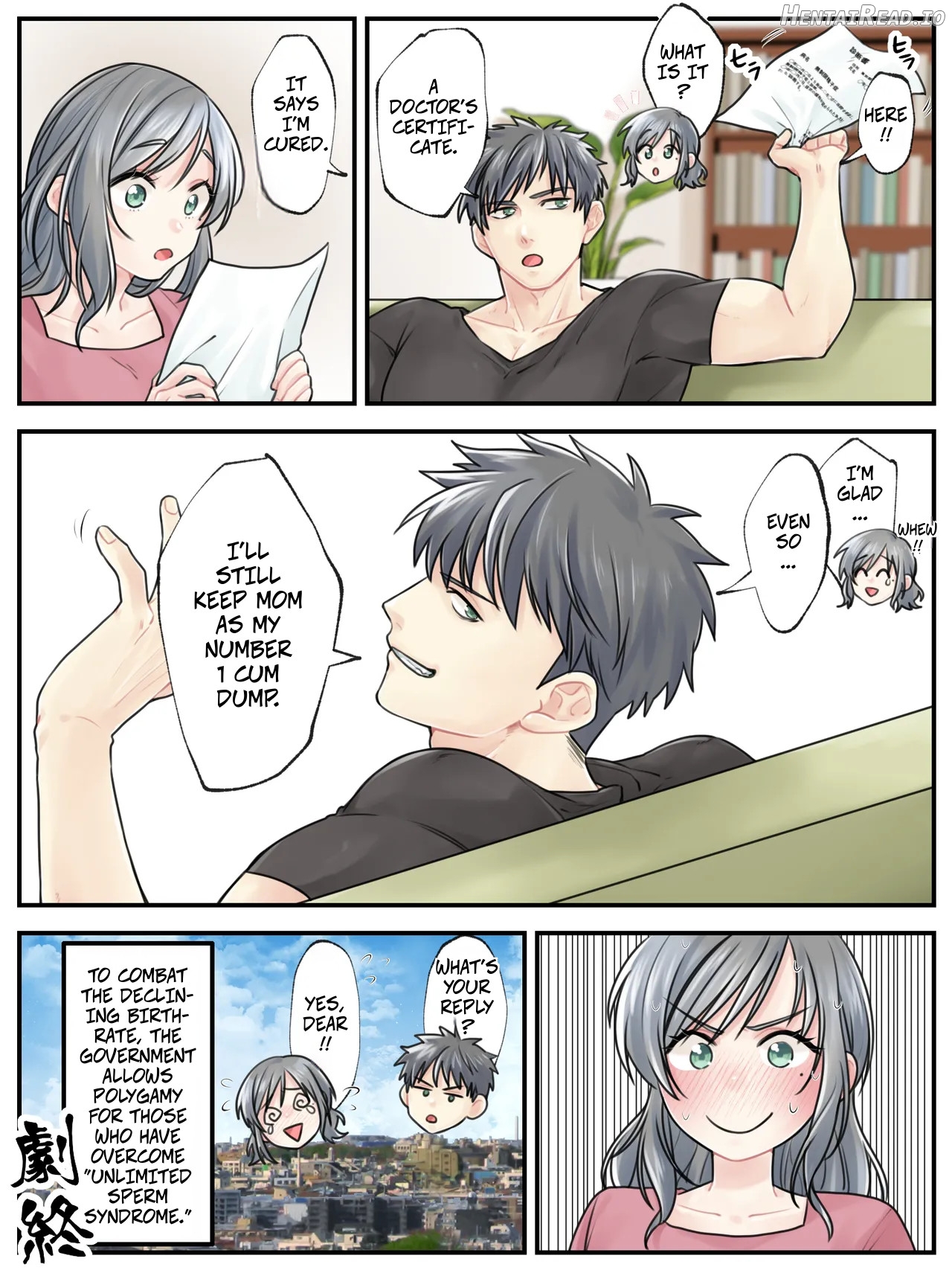 Leave it to Mommy ~My Son Has a Disease That Requires Him to Ejaculate Alot~ -- Mama ni Makasete ~Ippai Shasei shinakya ikenai Byouki ni Kakatta Musuko~ Chapter 1 - page 33