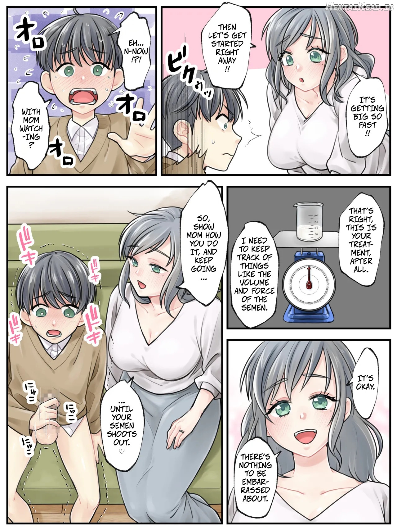 Leave it to Mommy ~My Son Has a Disease That Requires Him to Ejaculate Alot~ -- Mama ni Makasete ~Ippai Shasei shinakya ikenai Byouki ni Kakatta Musuko~ Chapter 1 - page 6