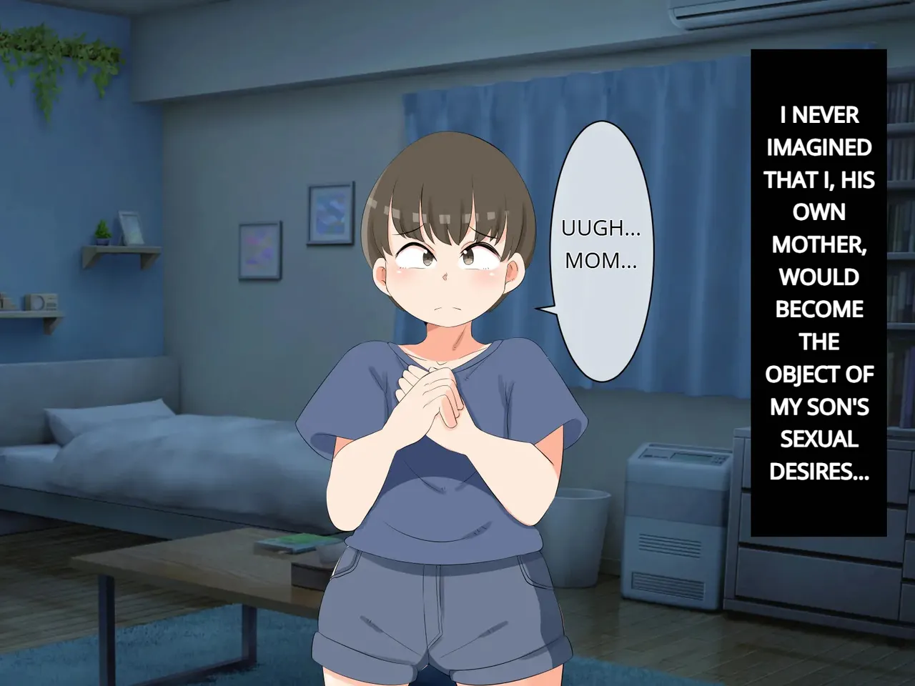 No way! I, a mother, am the object of my son's sexual desire! Chapter 1 - page 10