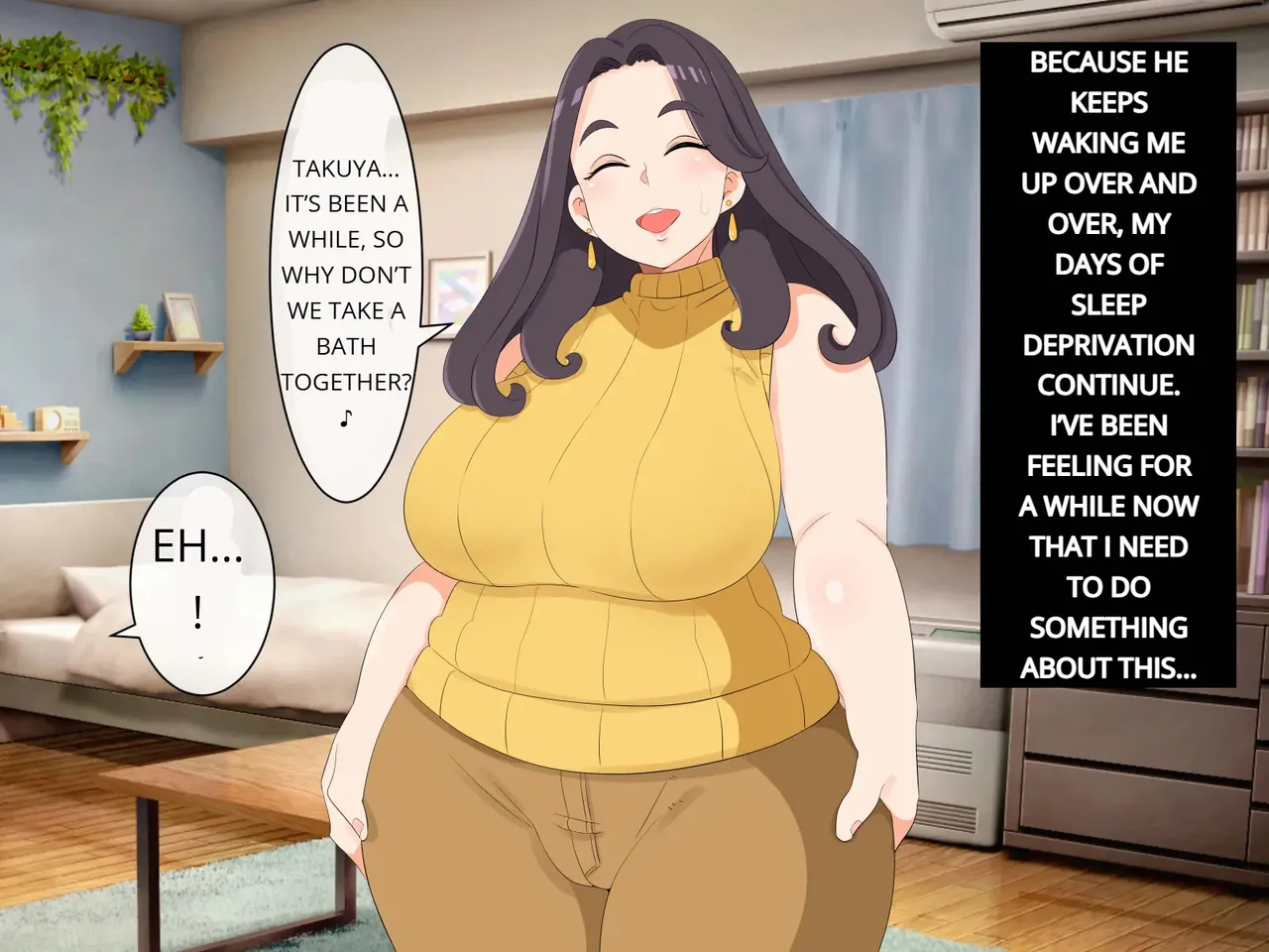 No way! I, a mother, am the object of my son's sexual desire! Chapter 1 - page 11