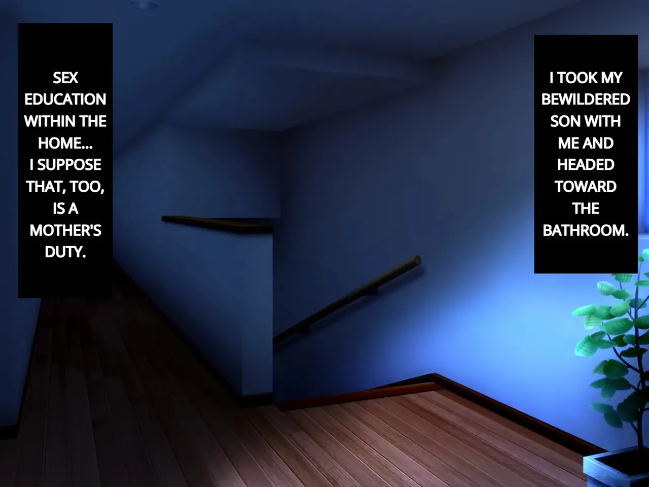 No way! I, a mother, am the object of my son's sexual desire! Chapter 1 - page 12