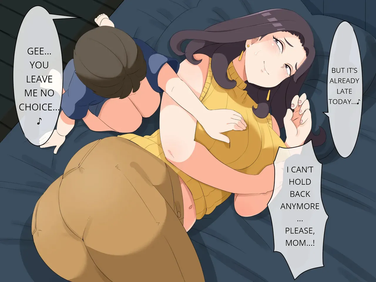 No way! I, a mother, am the object of my son's sexual desire! Chapter 1 - page 31