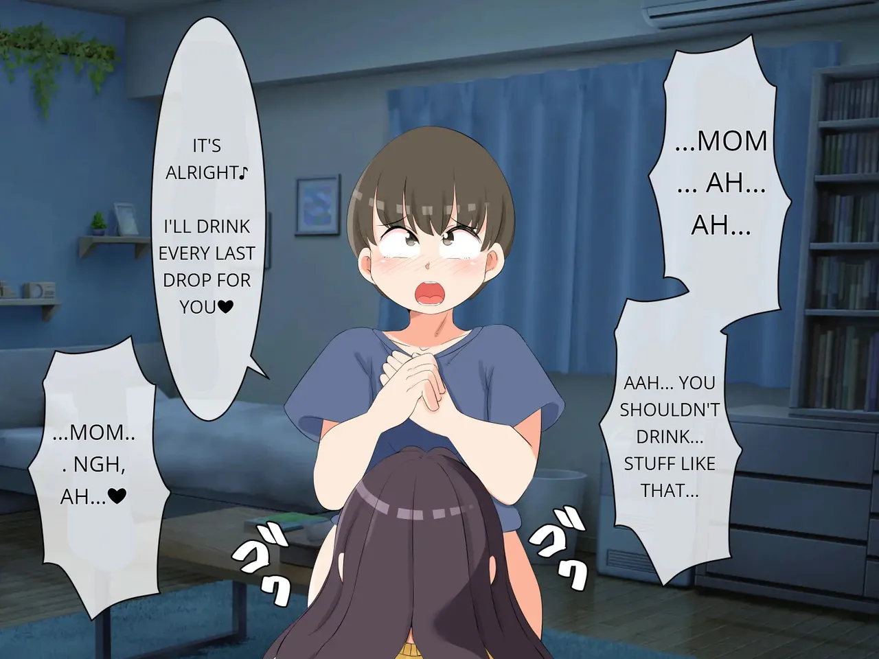 No way! I, a mother, am the object of my son's sexual desire! Chapter 1 - page 38