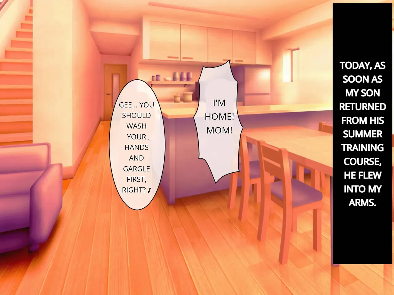 No way! I, a mother, am the object of my son's sexual desire! Chapter 1 - page 75