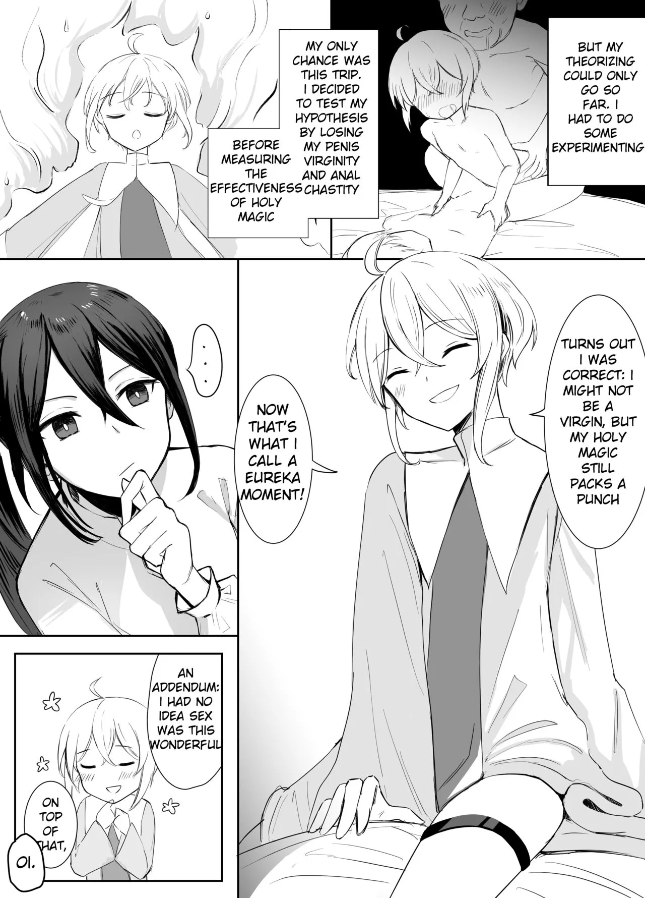 Maou Toubatsu Shippai Heroine Gisei Normal End de Utsu ni Natta Koutensei Futanari Kenshi to Otokonoko Shinkan no Hanashi Chapter 1 - page 15