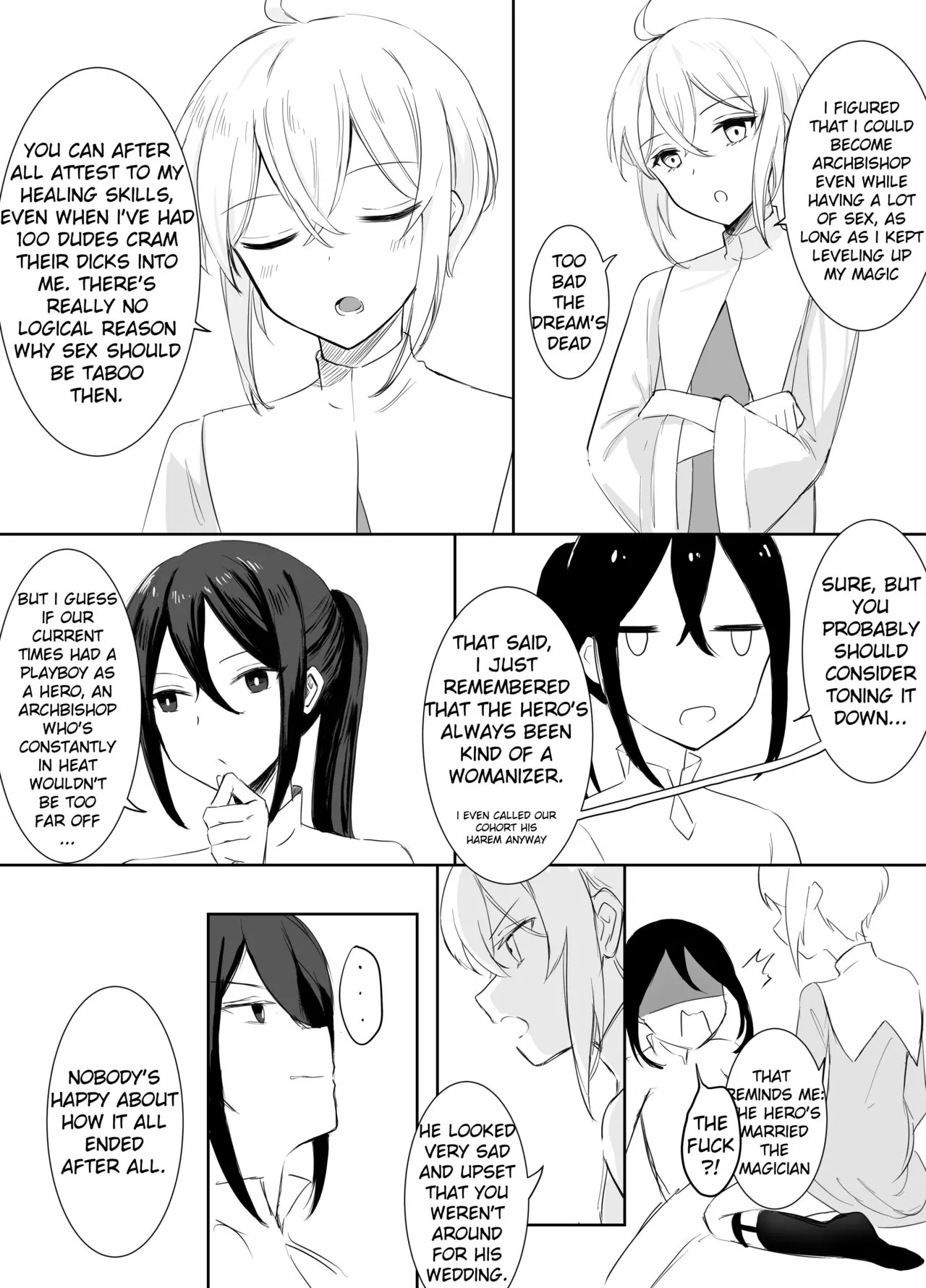 Maou Toubatsu Shippai Heroine Gisei Normal End de Utsu ni Natta Koutensei Futanari Kenshi to Otokonoko Shinkan no Hanashi Chapter 1 - page 16