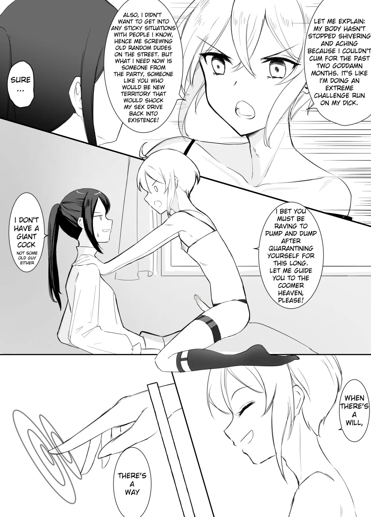 Maou Toubatsu Shippai Heroine Gisei Normal End de Utsu ni Natta Koutensei Futanari Kenshi to Otokonoko Shinkan no Hanashi Chapter 1 - page 20