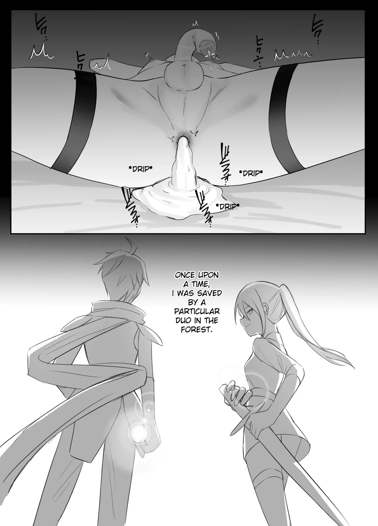 Maou Toubatsu Shippai Heroine Gisei Normal End de Utsu ni Natta Koutensei Futanari Kenshi to Otokonoko Shinkan no Hanashi Chapter 1 - page 35