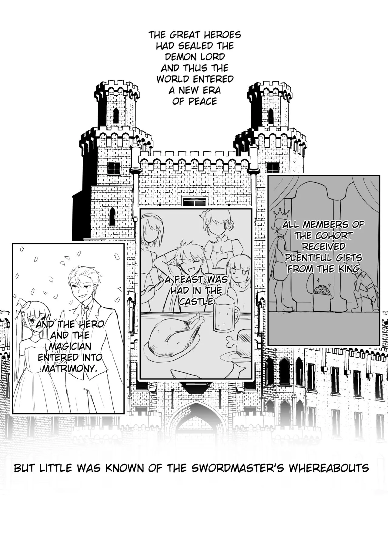 Maou Toubatsu Shippai Heroine Gisei Normal End de Utsu ni Natta Koutensei Futanari Kenshi to Otokonoko Shinkan no Hanashi Chapter 1 - page 9