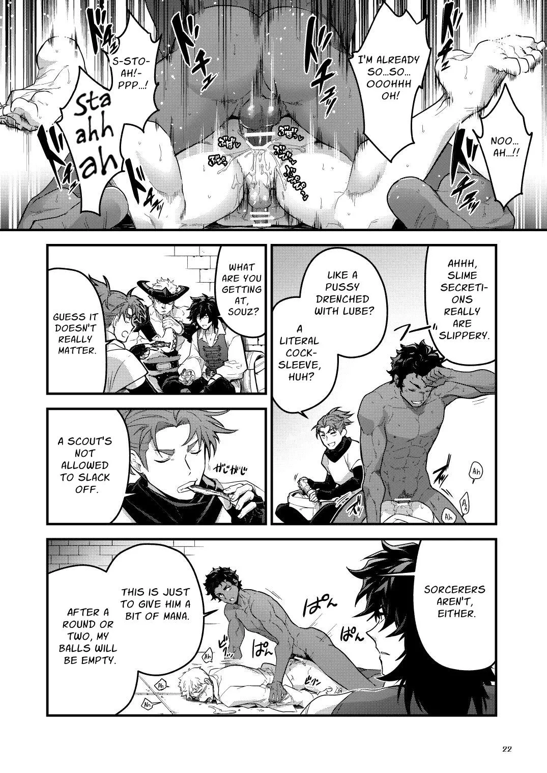 Ingoku no Meikyu - Job-mei 'onaho' no Shinjin Tansakusha wa Nakamatachi ni chokyo sarete Lv99 no Nikubenkininaru - Chapter 1 - page 22