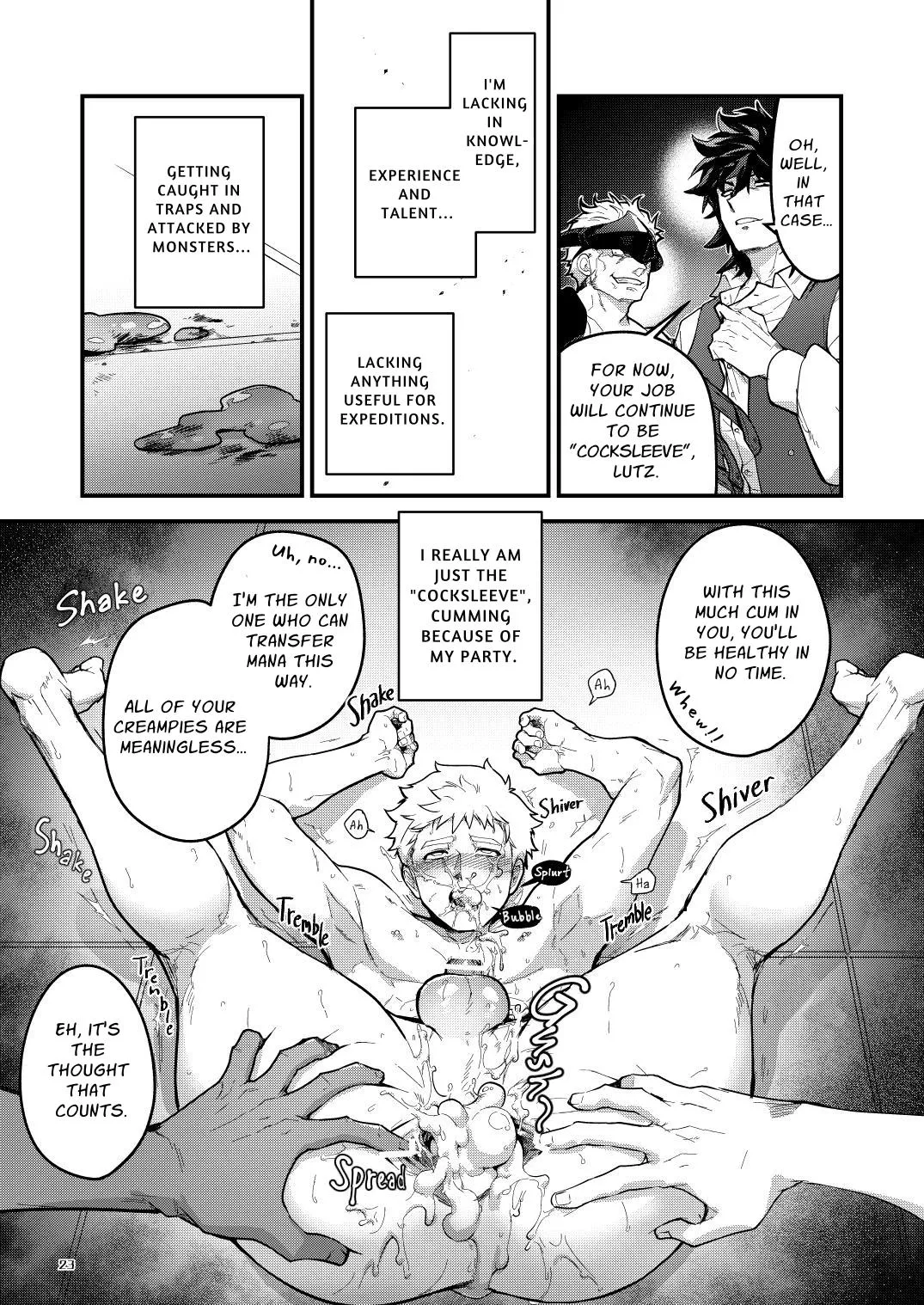 Ingoku no Meikyu - Job-mei 'onaho' no Shinjin Tansakusha wa Nakamatachi ni chokyo sarete Lv99 no Nikubenkininaru - Chapter 1 - page 23