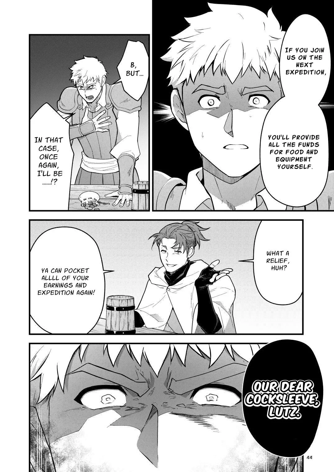 Ingoku no Meikyu - Job-mei 'onaho' no Shinjin Tansakusha wa Nakamatachi ni chokyo sarete Lv99 no Nikubenkininaru - Chapter 1 - page 44