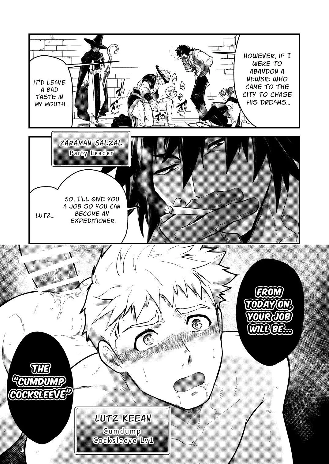 Ingoku no Meikyu - Job-mei 'onaho' no Shinjin Tansakusha wa Nakamatachi ni chokyo sarete Lv99 no Nikubenkininaru - Chapter 1 - page 9