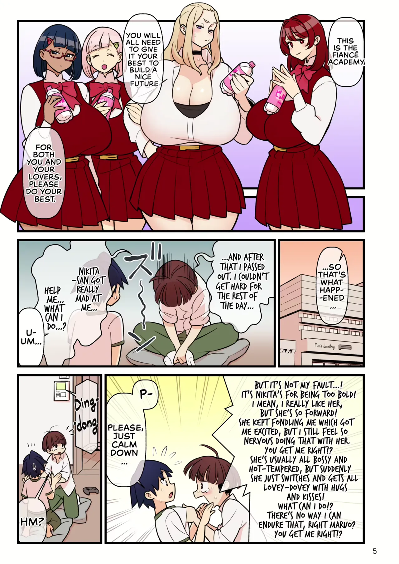 Iinazuke Gakuen FILE: 01 "Hajimete Soine" Hen Chapter 1 - page 49