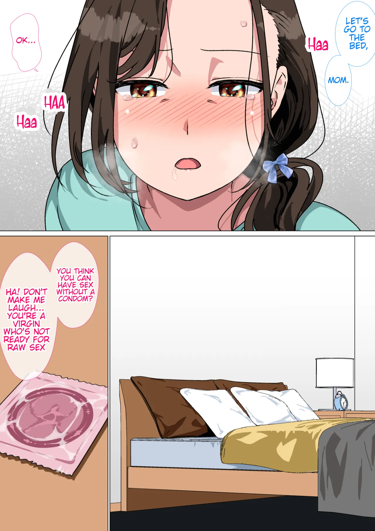 My mom started teasing me in a sexy way, so I couldn't help but fight back. Chapter 1 - page 45