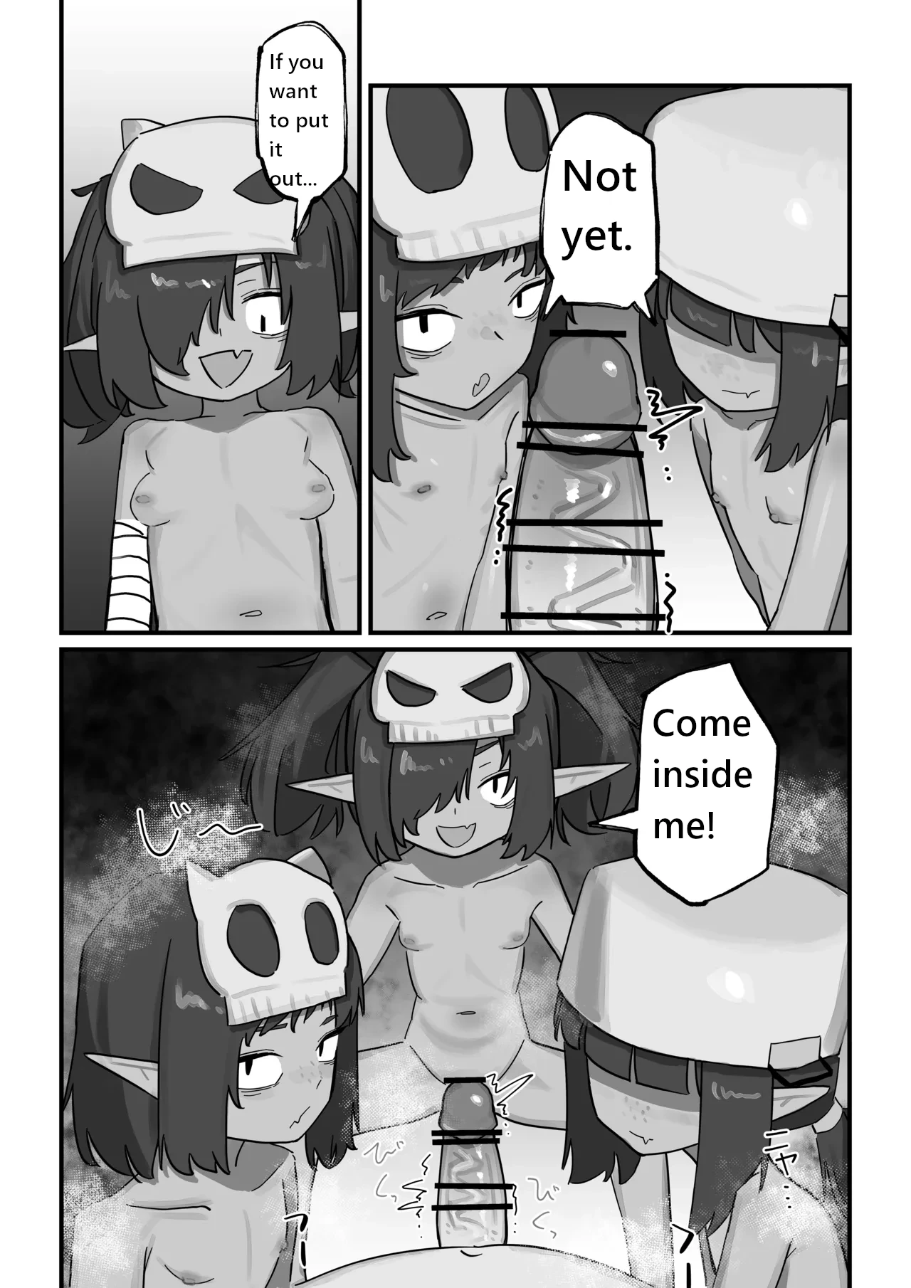 Female Goblin vs. Low-Level Weak Old Man Adventurer Chapter 1 - page 12