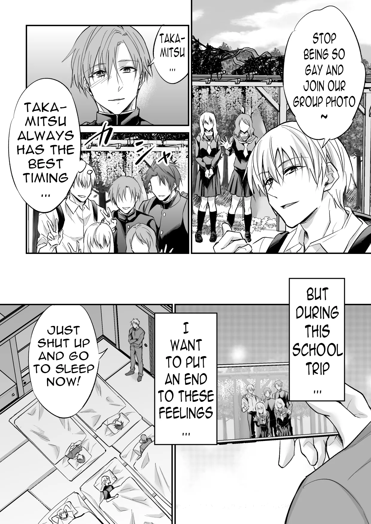 Shū ● ryokō no yoru ni kokuhaku suru tsumori ga ran ● sa re chaimashita Chapter 1 - page 3