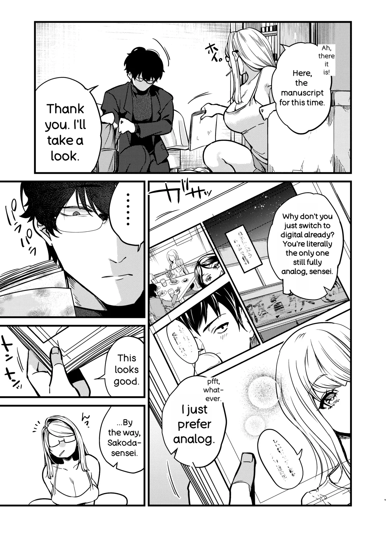 Ero Mangaka-san to Henshu-kun Chapter 1 - page 4