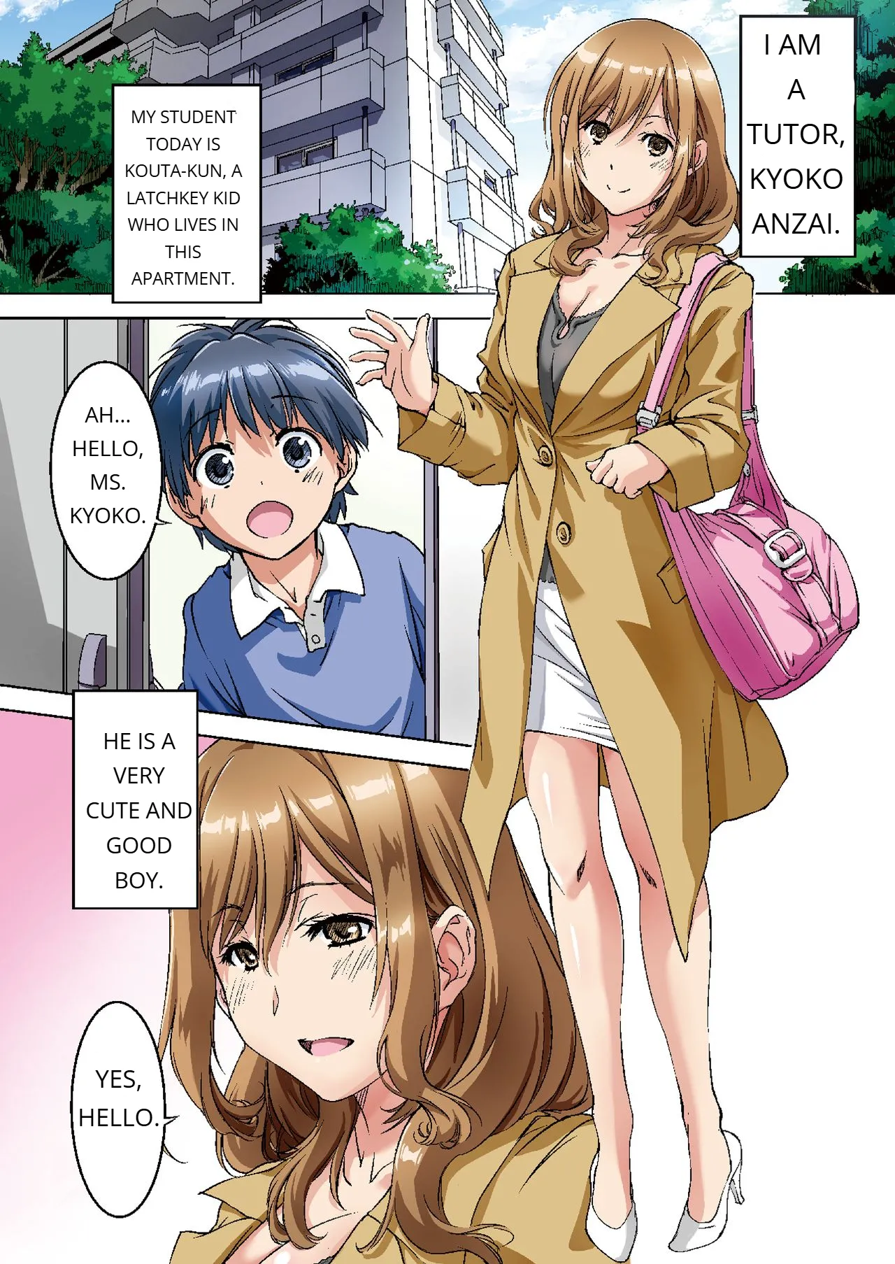Oya ni Naisho de Oppai shite kureru Katei Kyoushi no Onee-san Chapter 1 - page 2