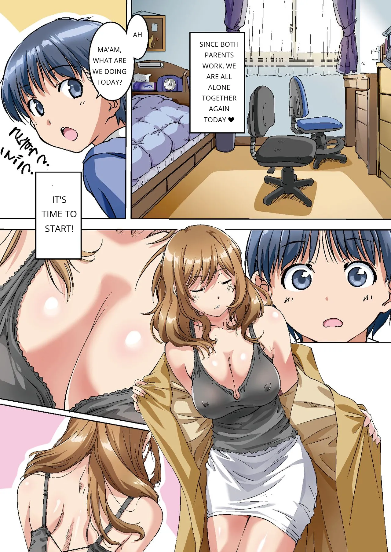 Oya ni Naisho de Oppai shite kureru Katei Kyoushi no Onee-san Chapter 1 - page 3