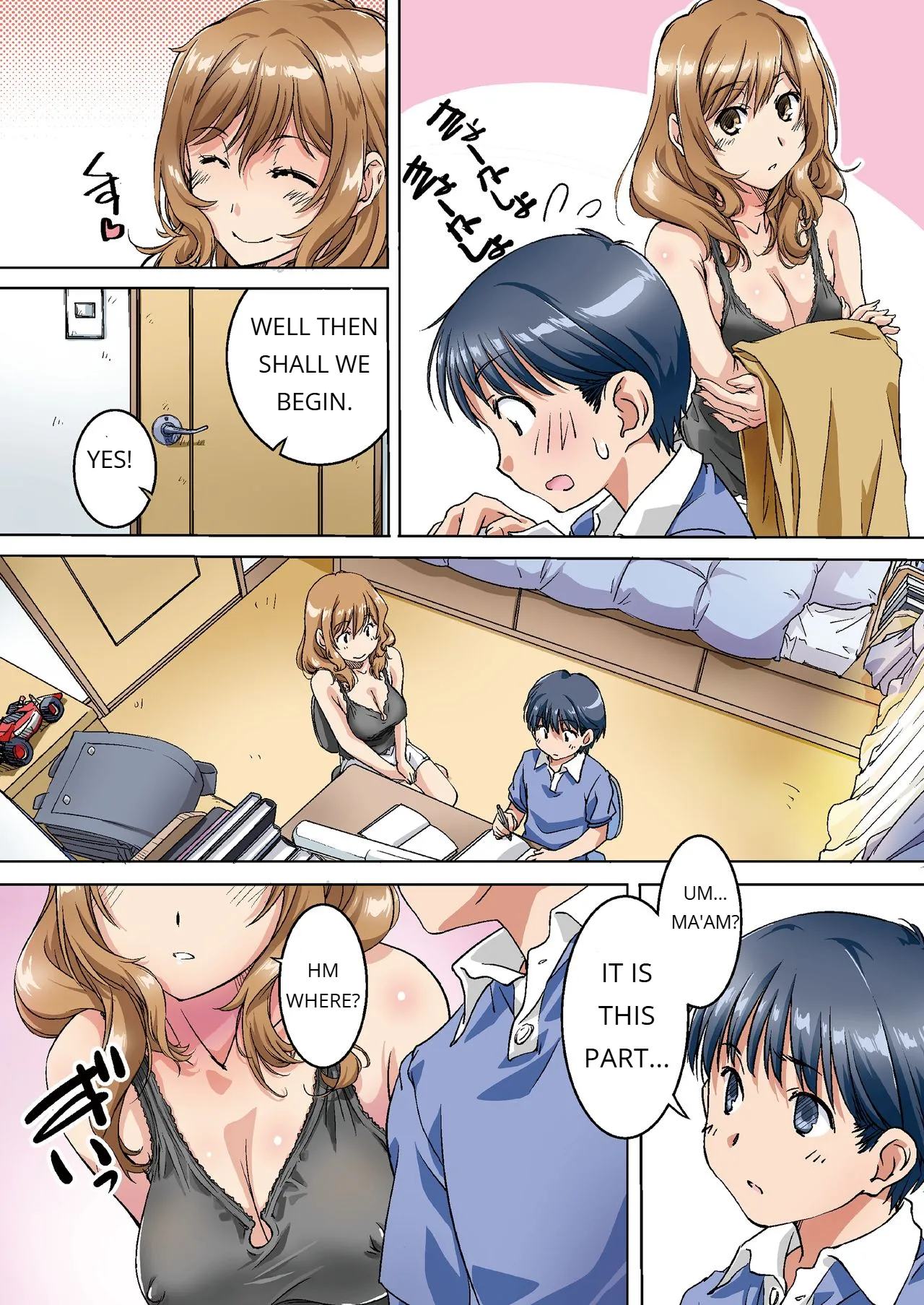 Oya ni Naisho de Oppai shite kureru Katei Kyoushi no Onee-san Chapter 1 - page 4
