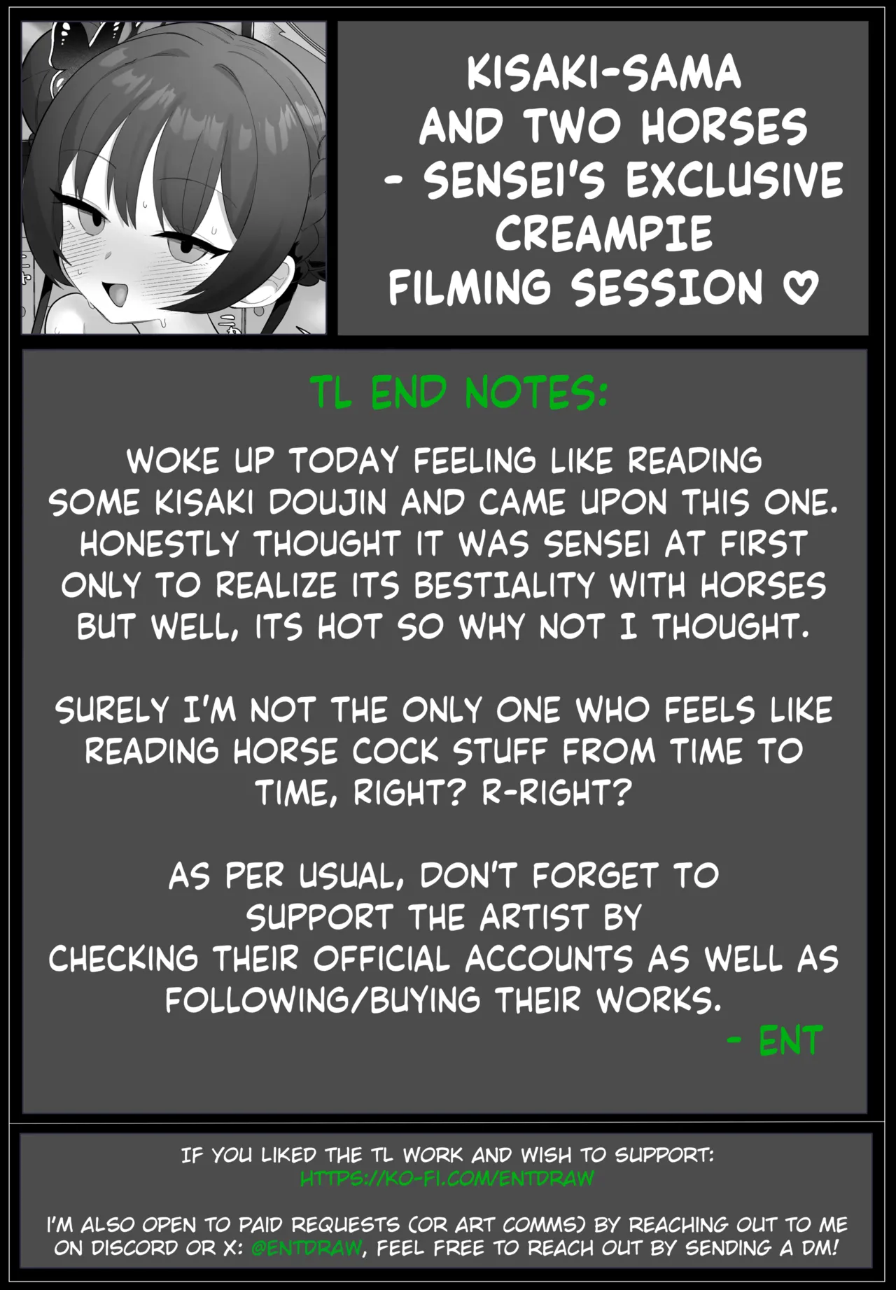 Kisaki-sama and Two Horses - Sensei's Exclusive Creampie Filming Session ♡ Chapter 1 - page 7