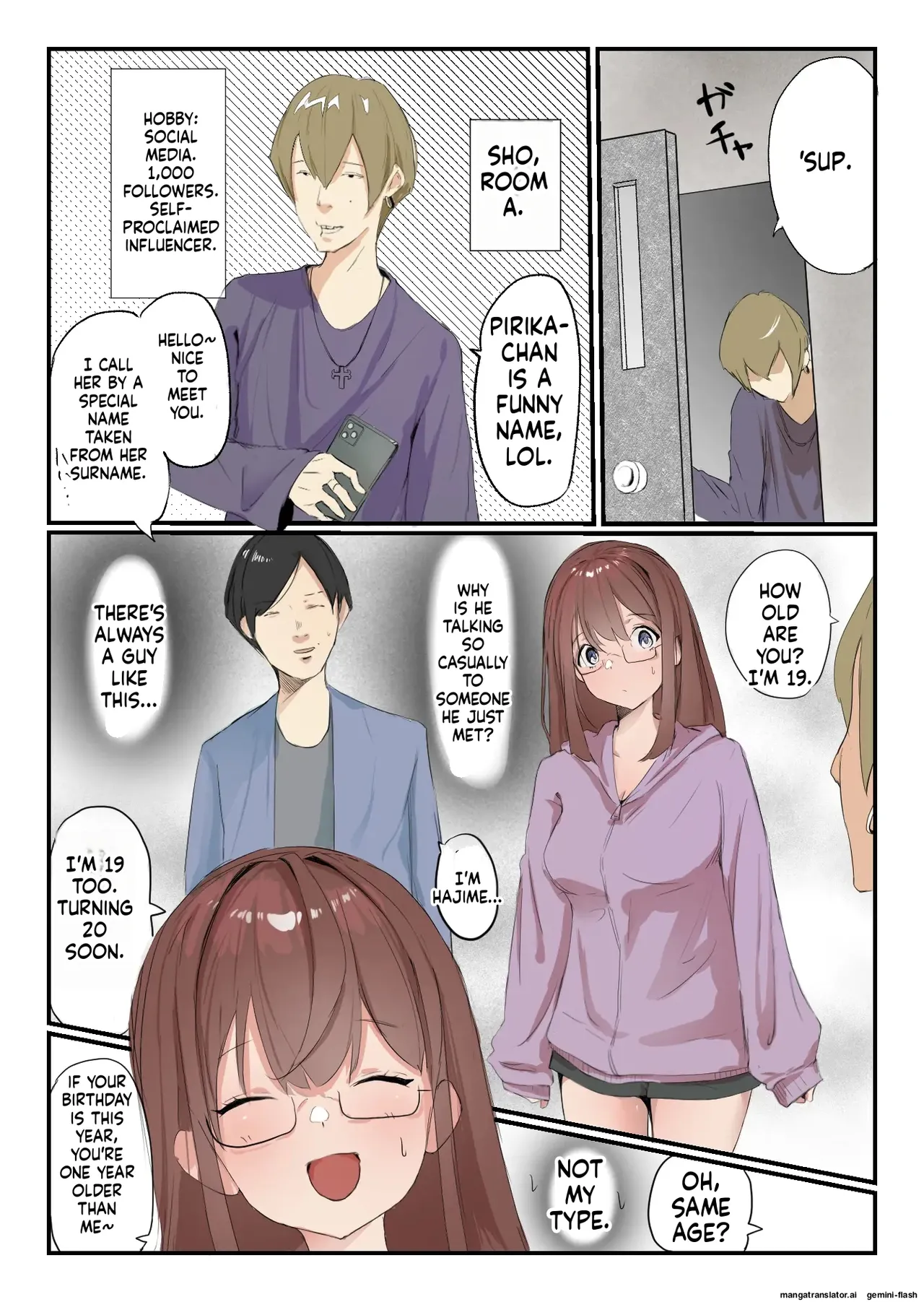 Yasui Share House de Kanojo ga Nerawareru Hanashi Chapter 1 - page 7