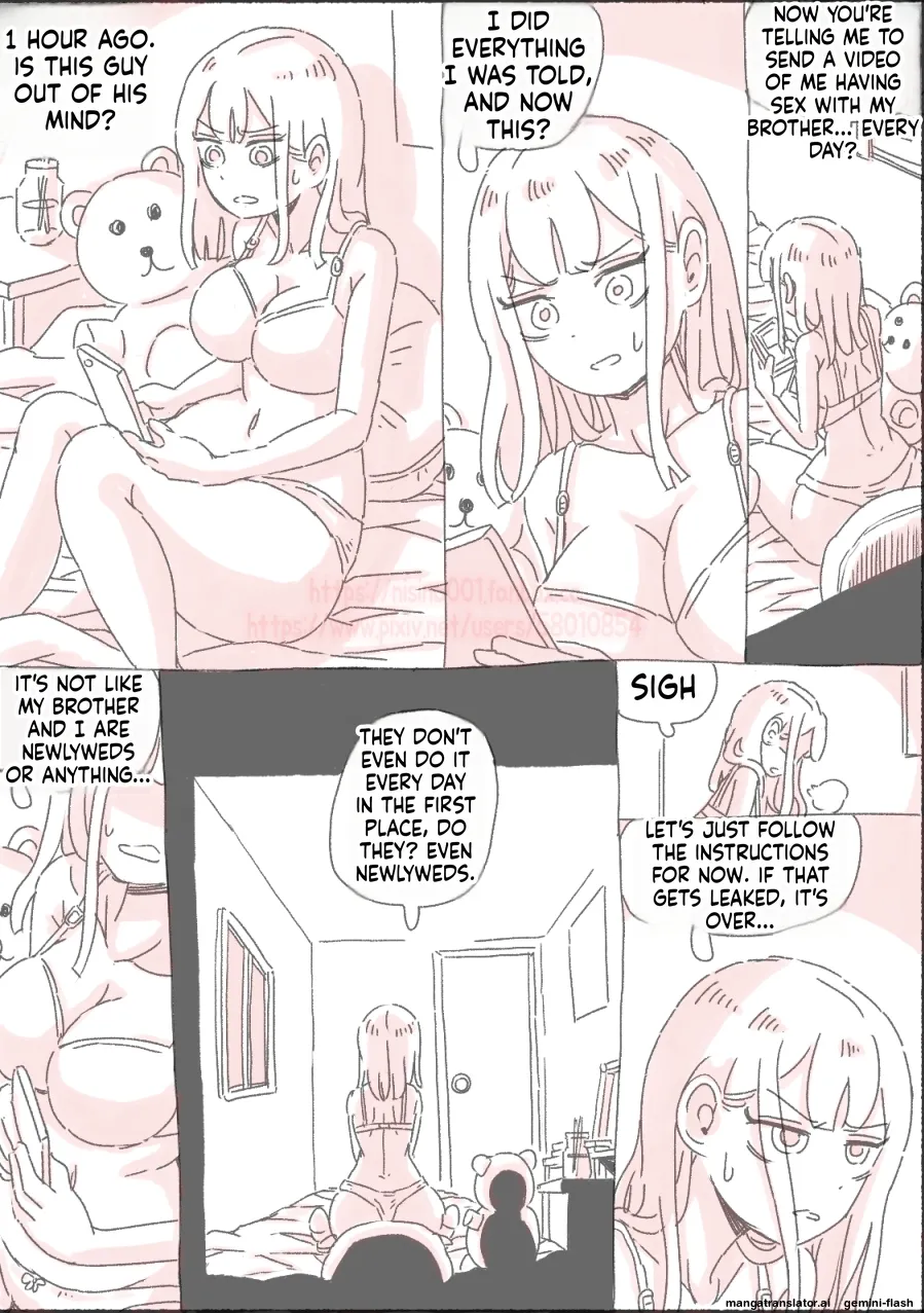 Filming a Video in the Early Morning with My Sister Chapter 1 - page 17
