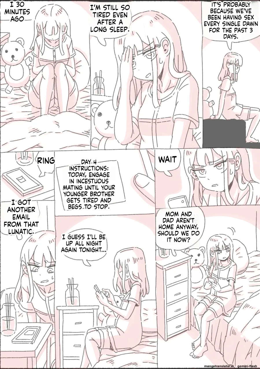 Filming a Video in the Early Morning with My Sister Chapter 1 - page 34