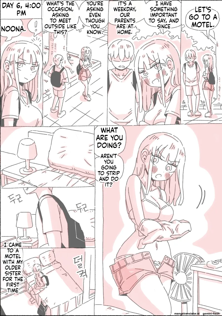 Filming a Video in the Early Morning with My Sister Chapter 1 - page 52