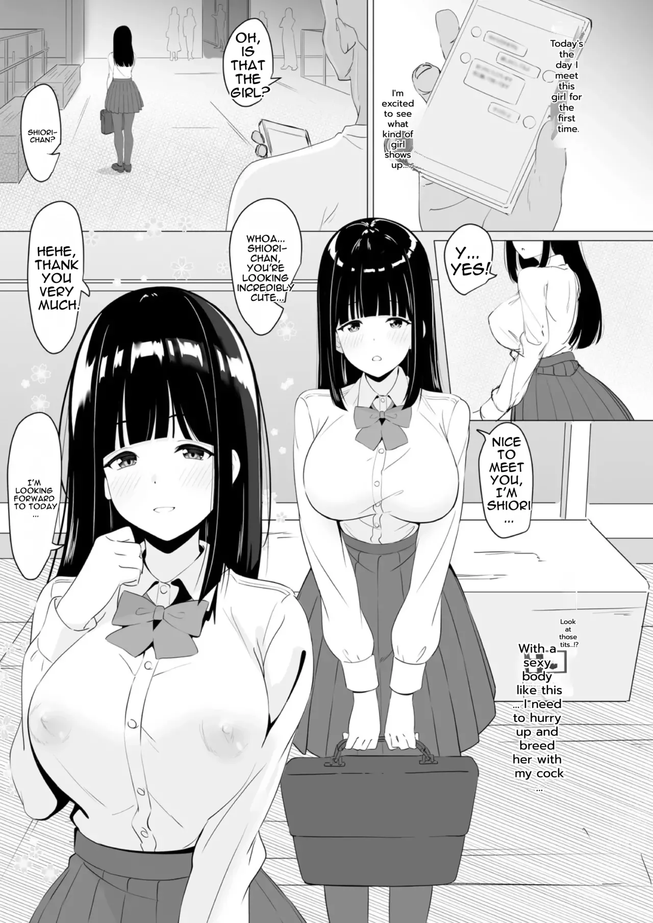 Pure Sheltered Beautiful Girl's First Raw Creampie Breeding Sex Chapter 1 - page 2