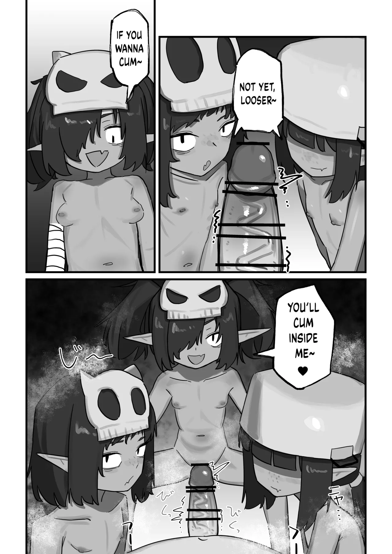 Mesu Goblin vs Tei Level Zako Ossan Bokensha - The Bratty Goblins VS the Loser Adventurer Chapter 1 - page 12