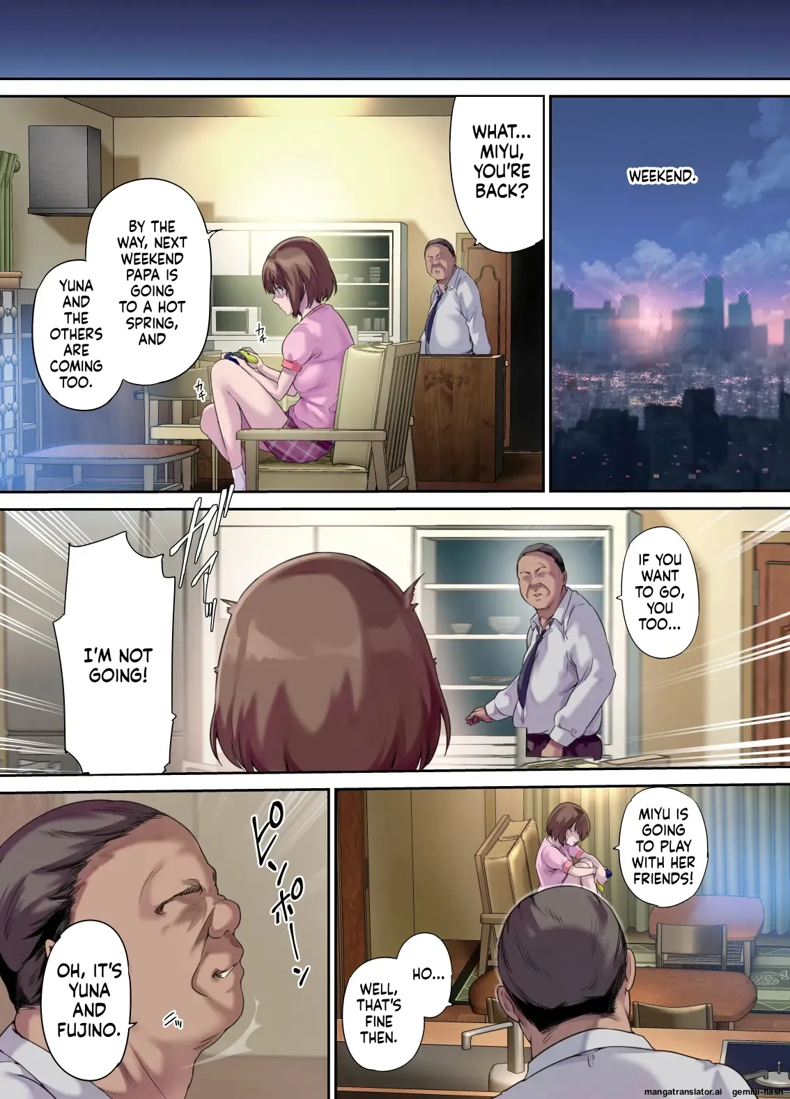 Daddy's Bedroom is a Hangout For His Daughter's Friends 2: New Friends Chapter 1 - page 38