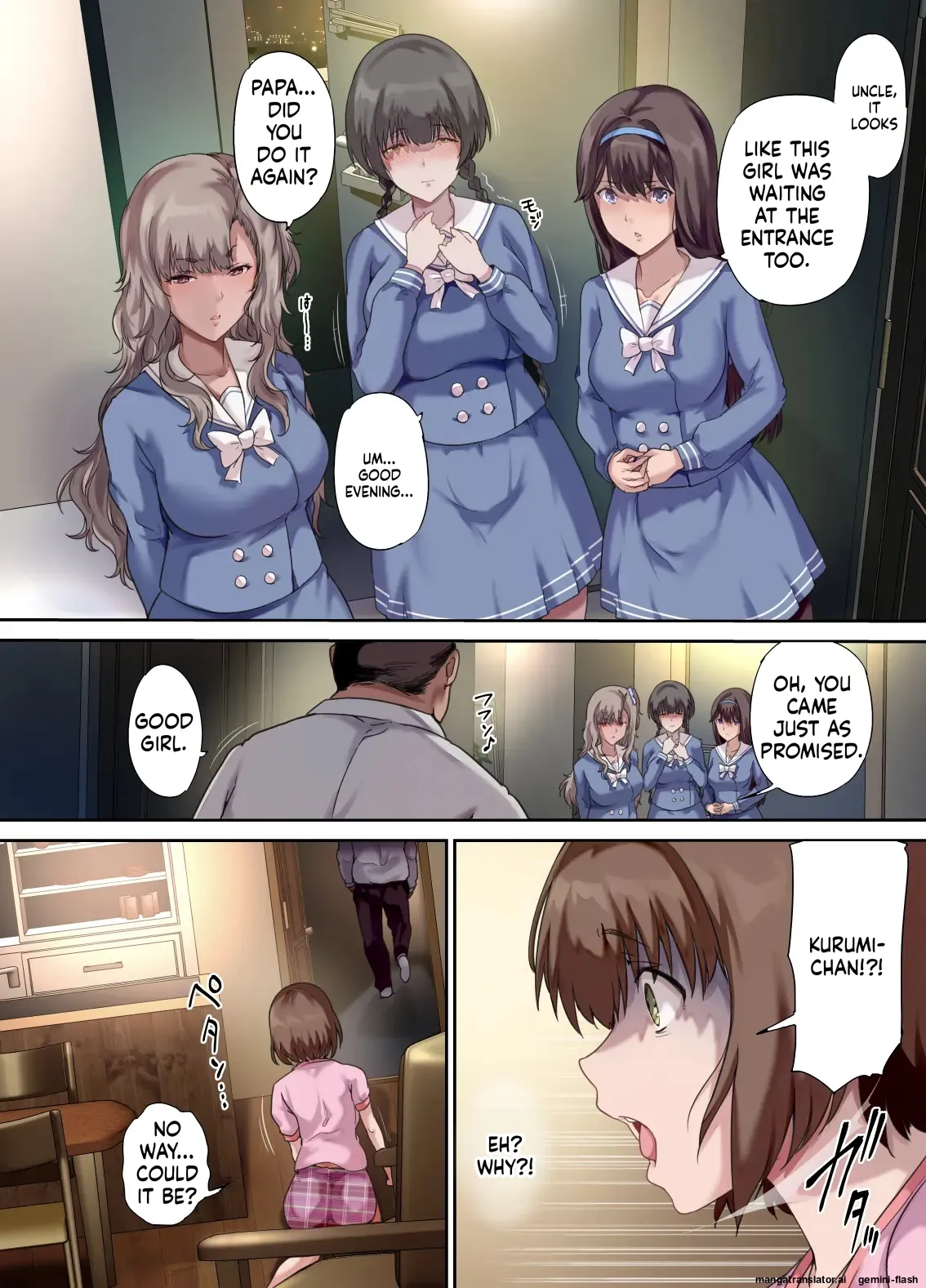 Daddy's Bedroom is a Hangout For His Daughter's Friends 2: New Friends Chapter 1 - page 39