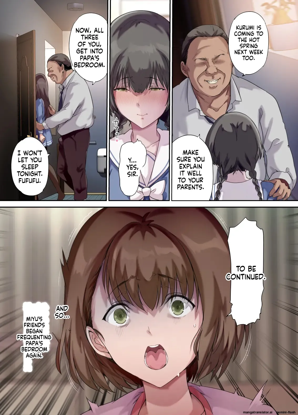 Daddy's Bedroom is a Hangout For His Daughter's Friends 2: New Friends Chapter 1 - page 40