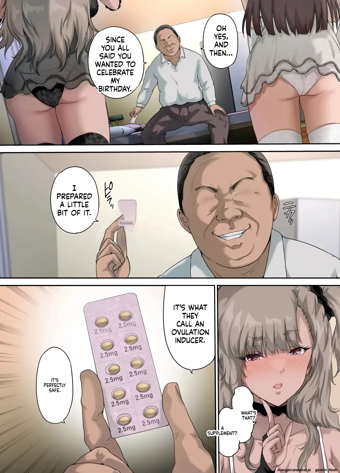 Daddy's Bedroom is a Hangout For His Daughter's Friends 4: Breeding Chapter 1 - page 21