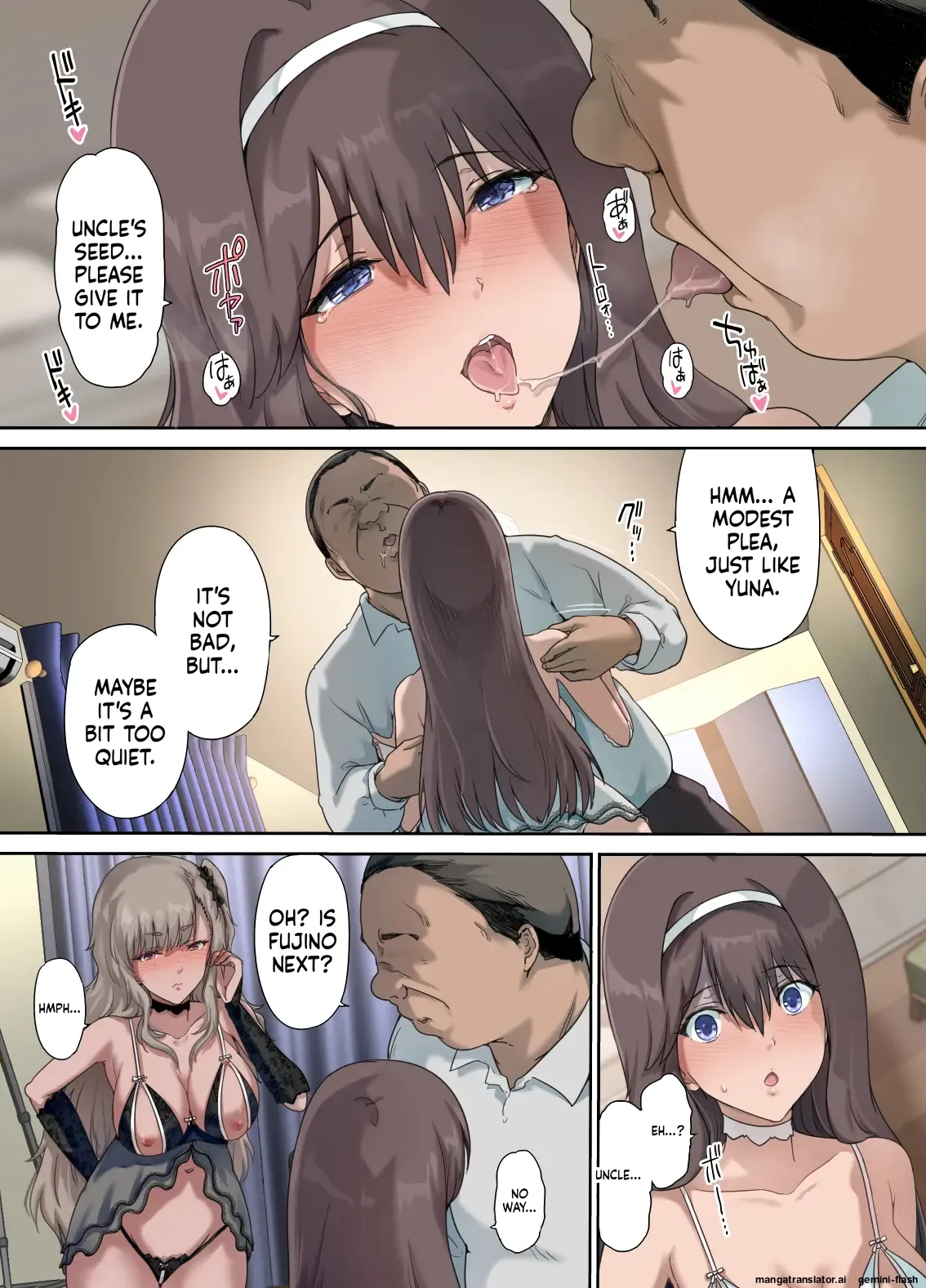 Daddy's Bedroom is a Hangout For His Daughter's Friends 4: Breeding Chapter 1 - page 28