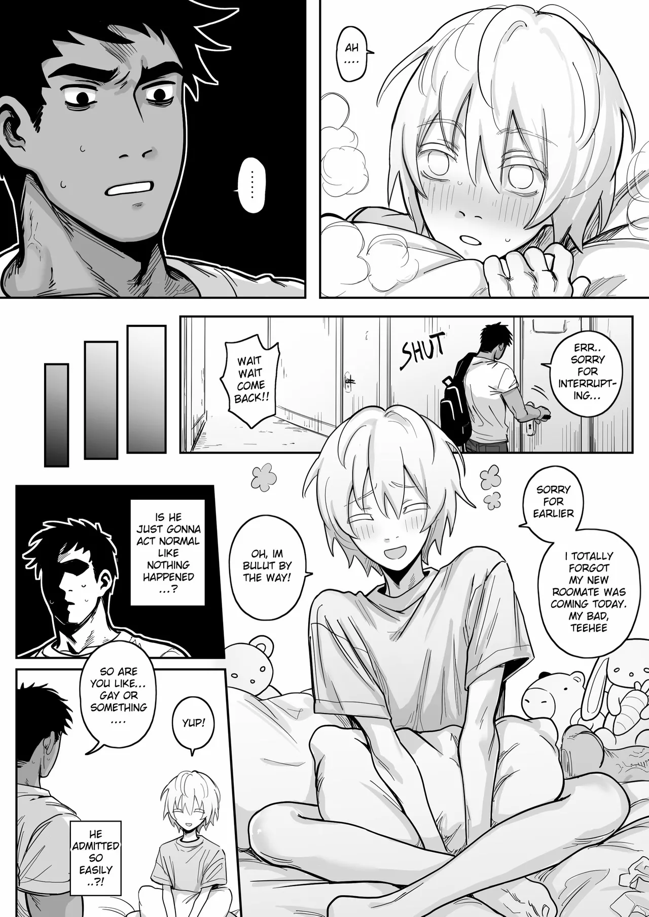Teaching My Perverted Roommate A Lesson Chapter 1 - page 3