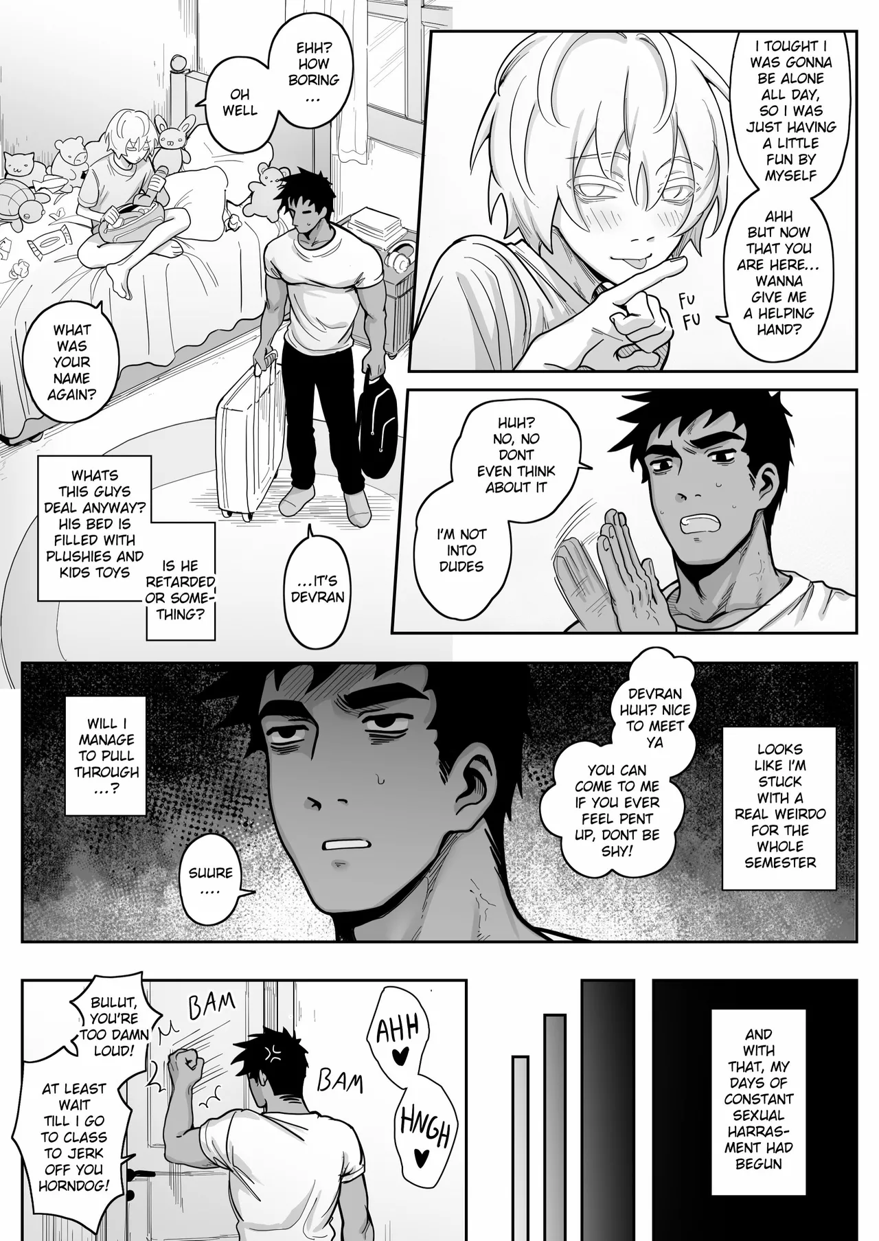 Teaching My Perverted Roommate A Lesson Chapter 1 - page 4