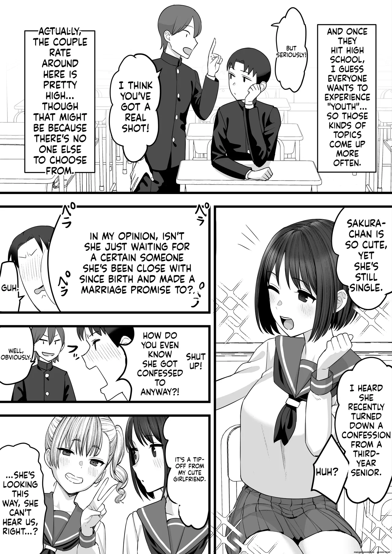 Yarichin ga Tenkou Shite Kita! BSS Chapter 1 - page 3