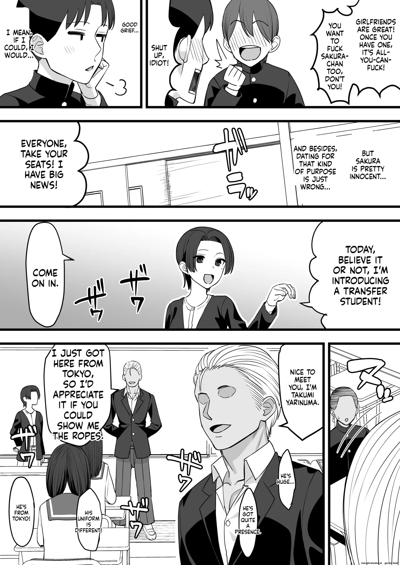 Yarichin ga Tenkou Shite Kita! BSS Chapter 1 - page 4
