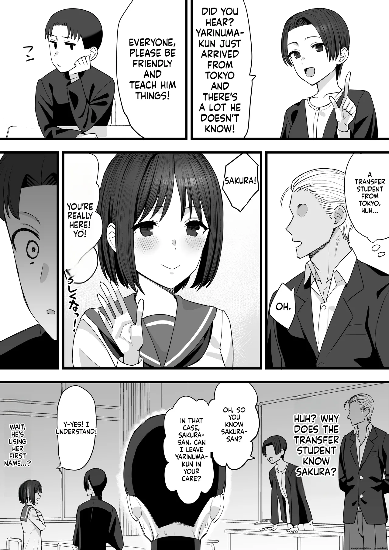 Yarichin ga Tenkou Shite Kita! BSS Chapter 1 - page 5