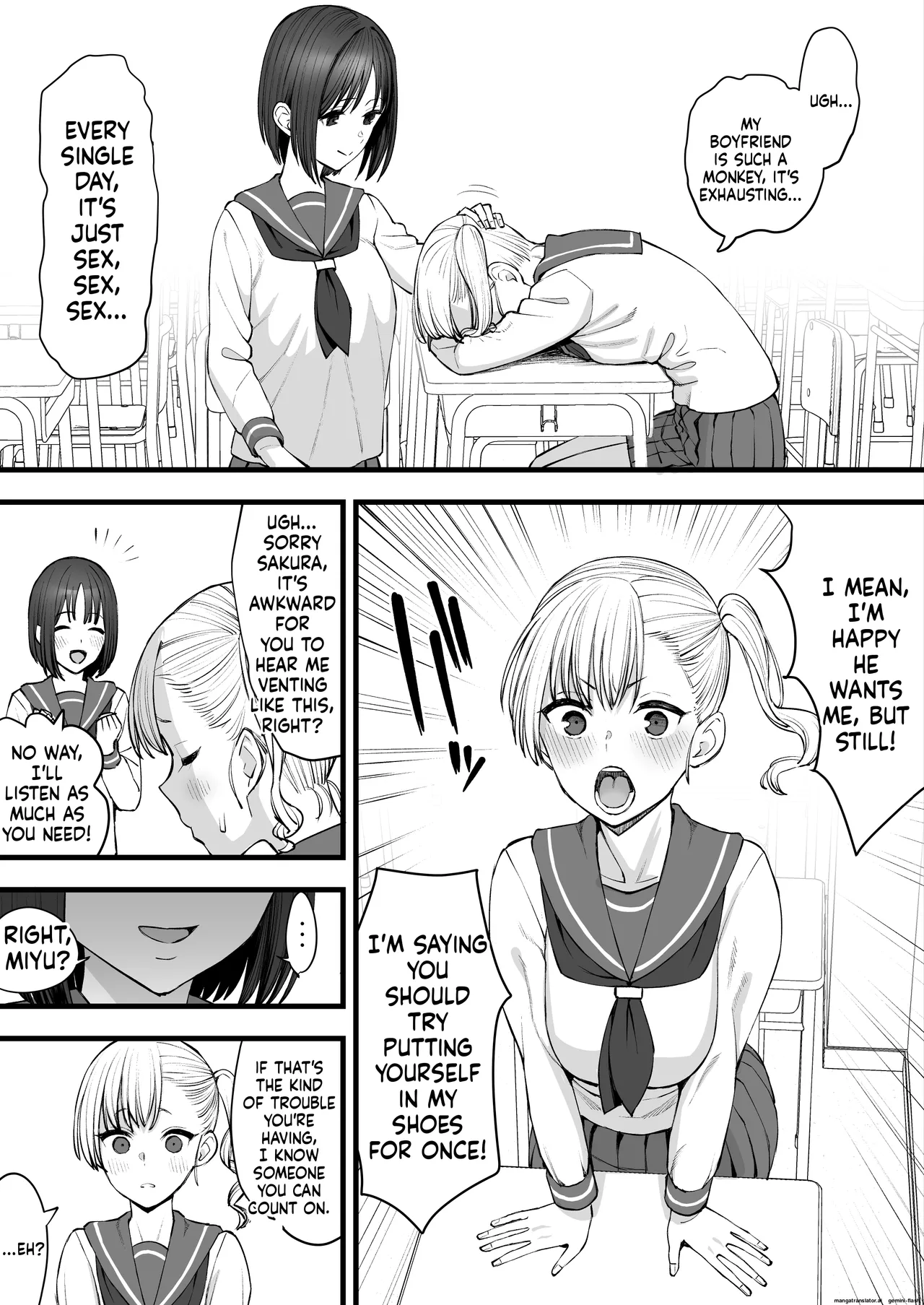 Yarichin ga Tenkou Shite Kita! Netorare Chapter 1 - page 3