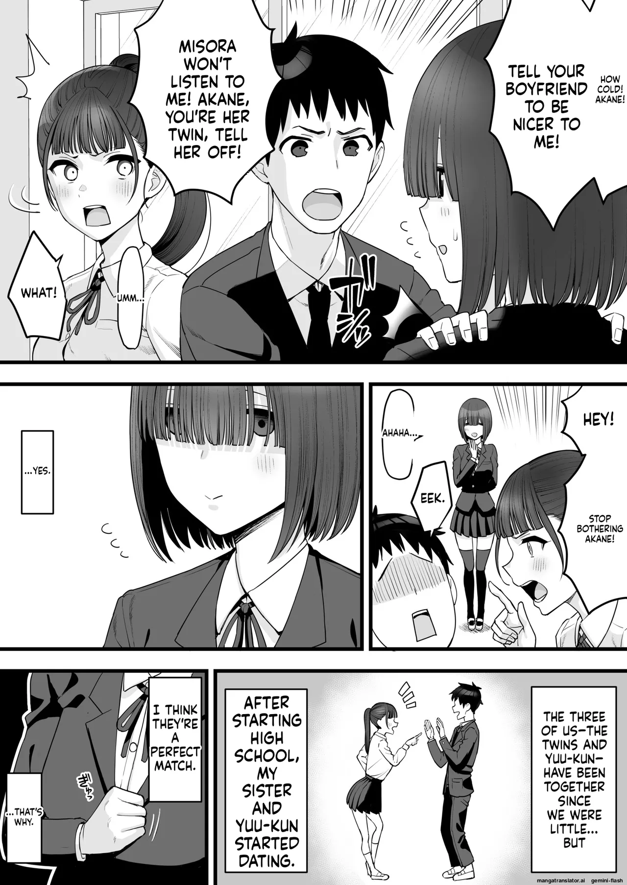 My Childhood Friend Twins Become Another Man’s Onahole 1-3 Chapter 1 - page 4