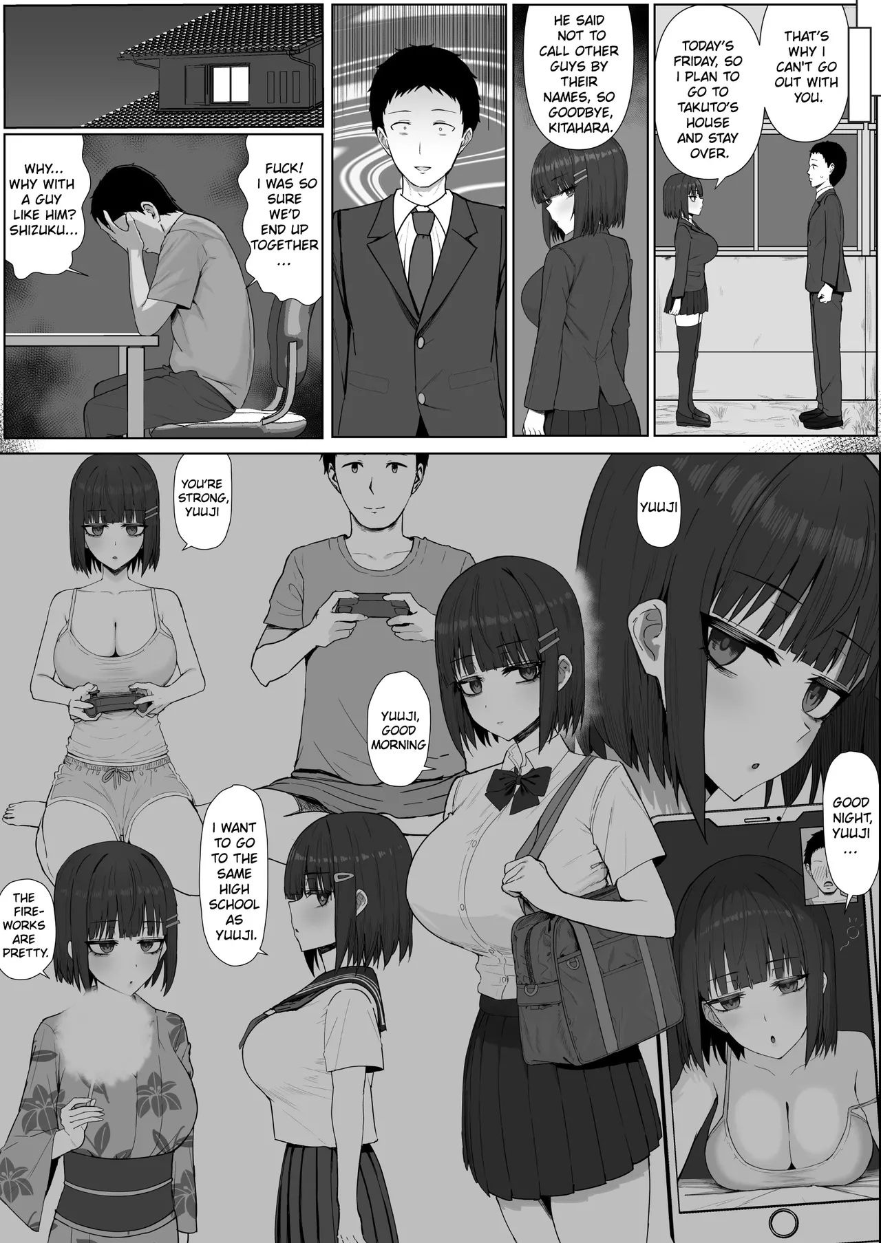 Muhyoujou Osananajimi ga Kimo Ota ni Ubawarete Love Love Berochuu Ecchi Shiteita Chapter 1 - page 20