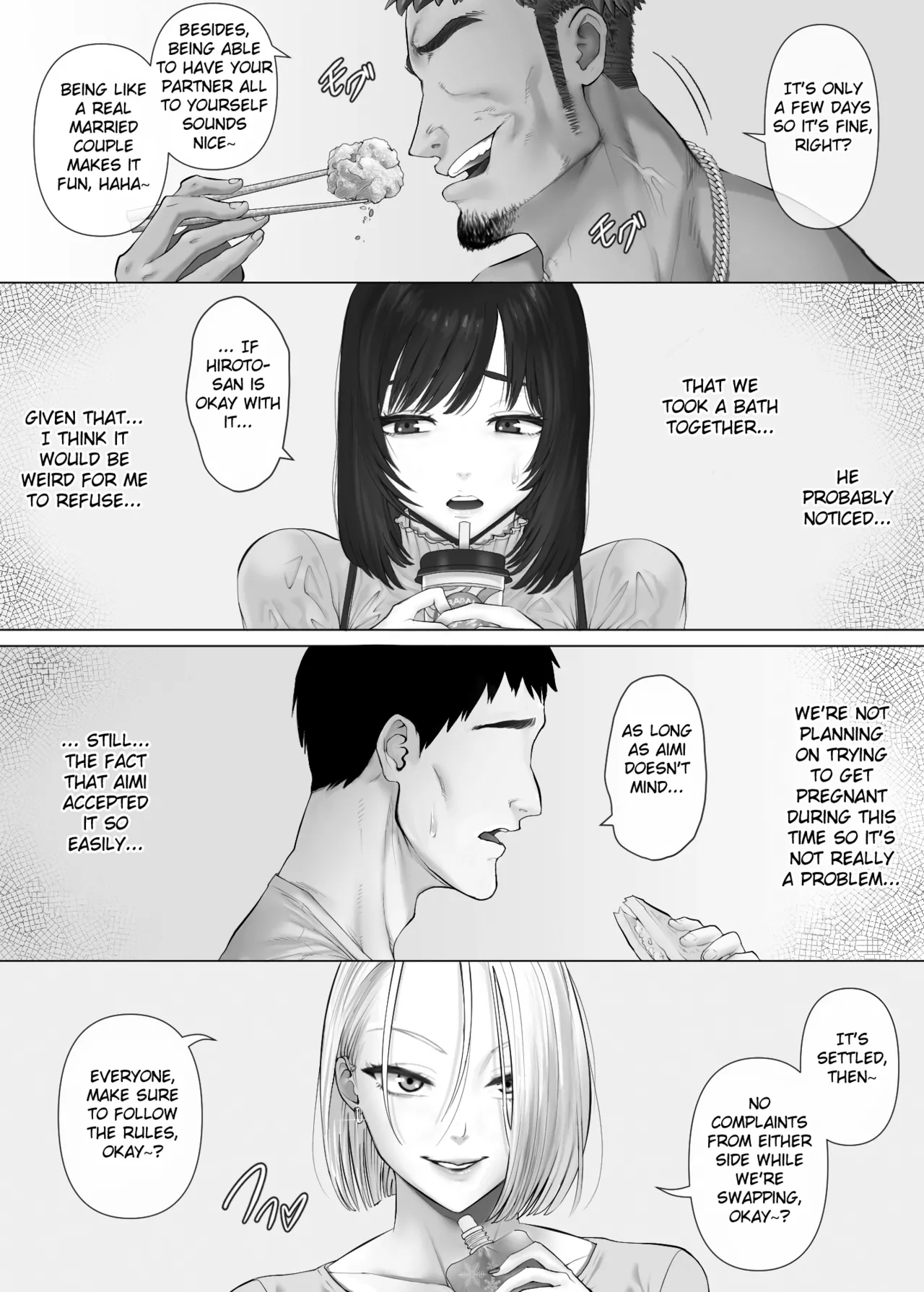 LeveChi na Swapping 3 ~Honrosareru Fuufu Hen~ Chapter 1 - page 22