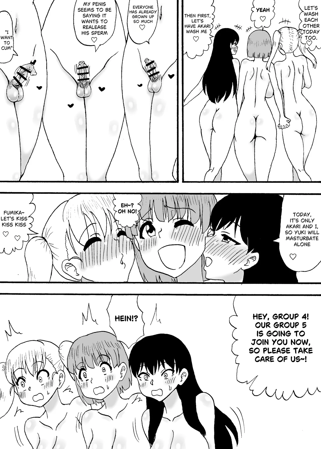Yowayowa Chinpo 3-ningumi ~VS Tsuyotsuyo Chinpo 3-ningumi Hen~ Chapter 1 - page 3